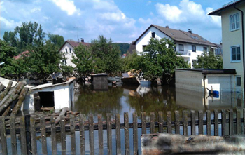Autobahn A3 Regensburg - Linz berschwemmung Hochwasser 2013 Deggendorf Fischerdorf Alois Wanninger 46